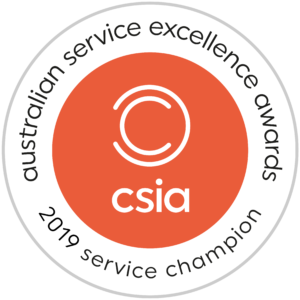 Csia Asea 2019 Service Champion Trustmarks White Grey