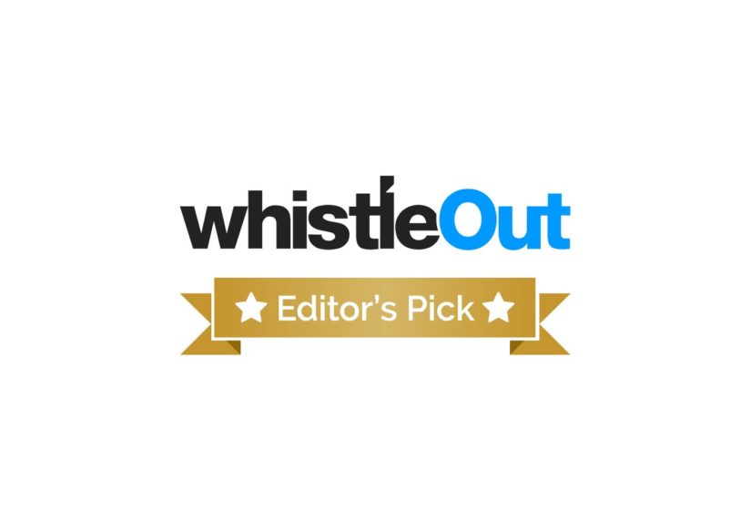 editor's pick badge by mate whistleout logo.