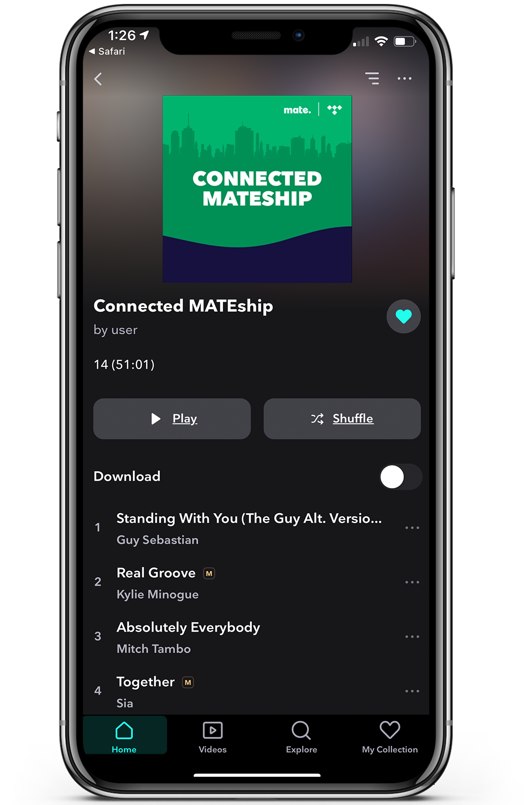 Connected Mateship Playlist