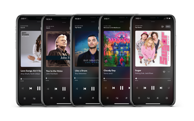 Tidal Screenshots Aussie Artists Stacked