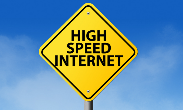 High-speed internet sign