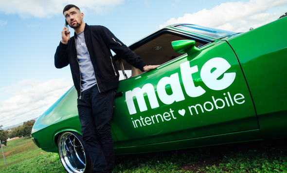 Maty Ryan on mobile phone