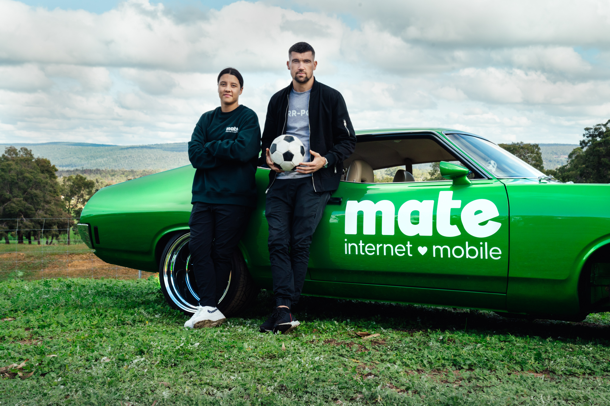 Sam Kerr and Maty Ryan