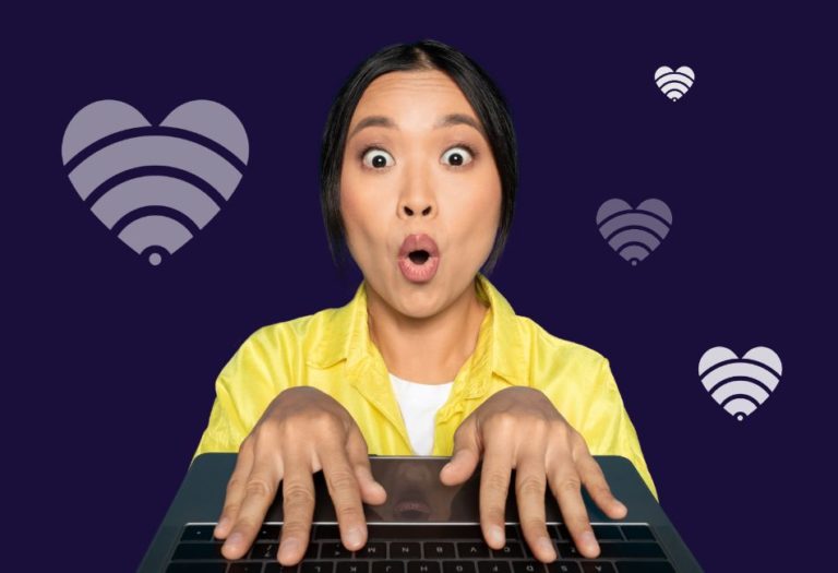 Mate Connect Girl on Laptop