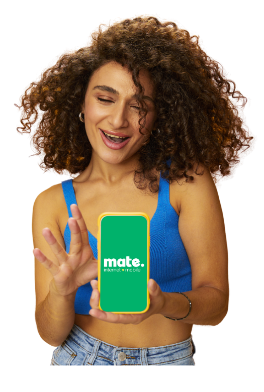 Mobile hero footer_blue singlet girl with phone