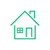 House with internet icon
