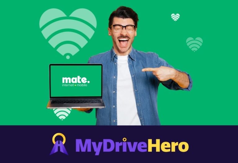 Mydrivehero landing page header