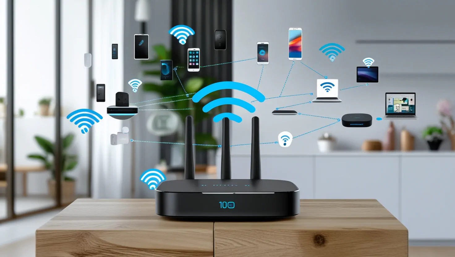 100 devices connected to your Wi-Fi router
