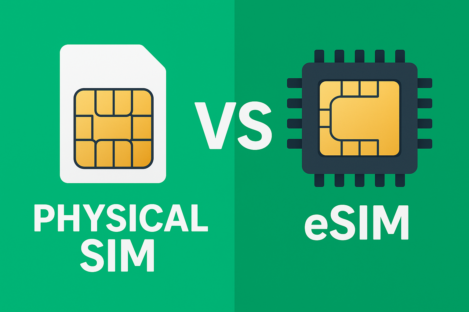 Physical SIM vs eSIM