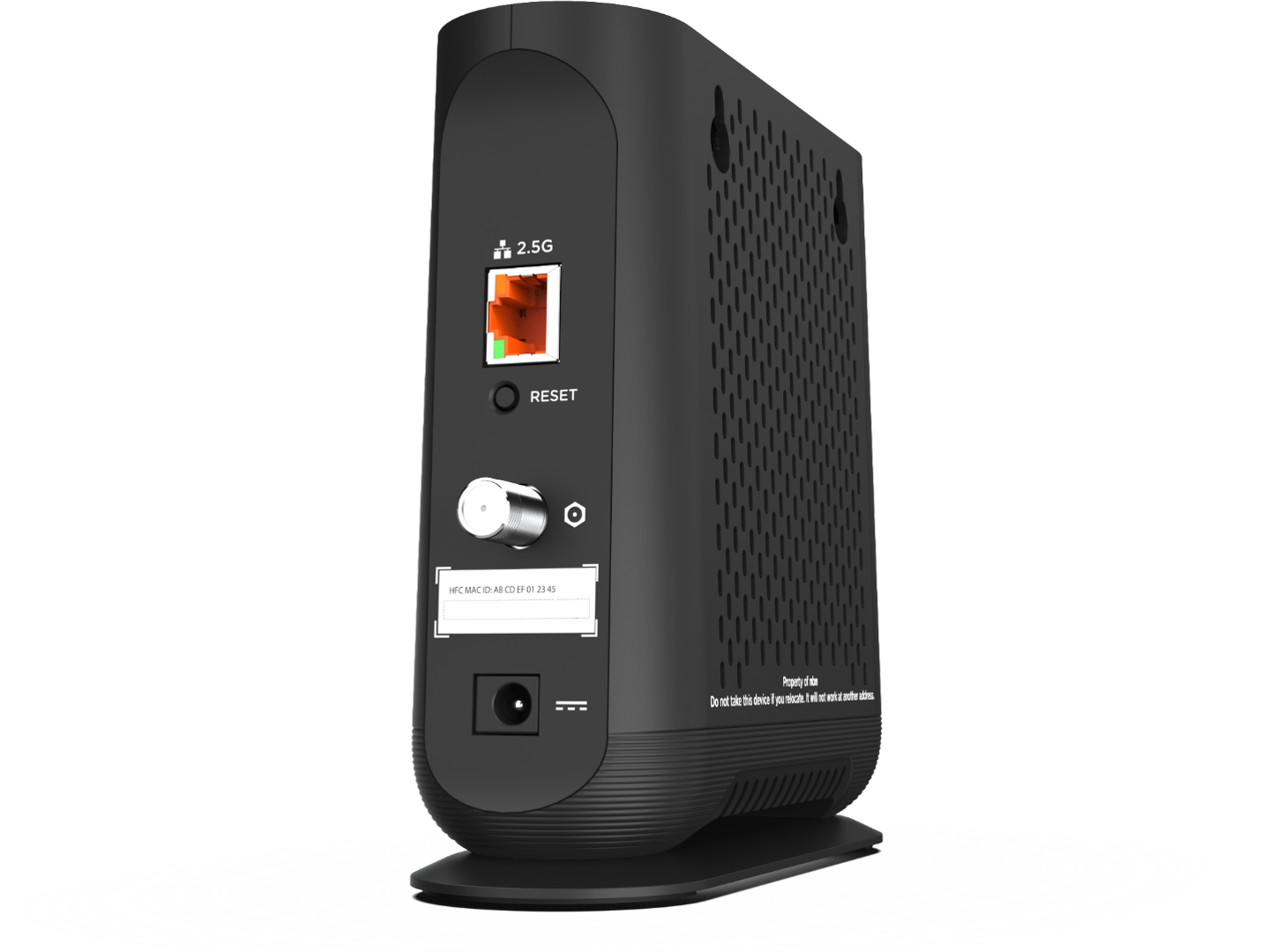 New nbn HFC box - back view