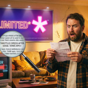 Not unlimited data shock