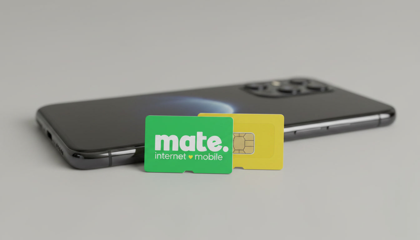 Two Sim Cards Are Prominently Displayed 