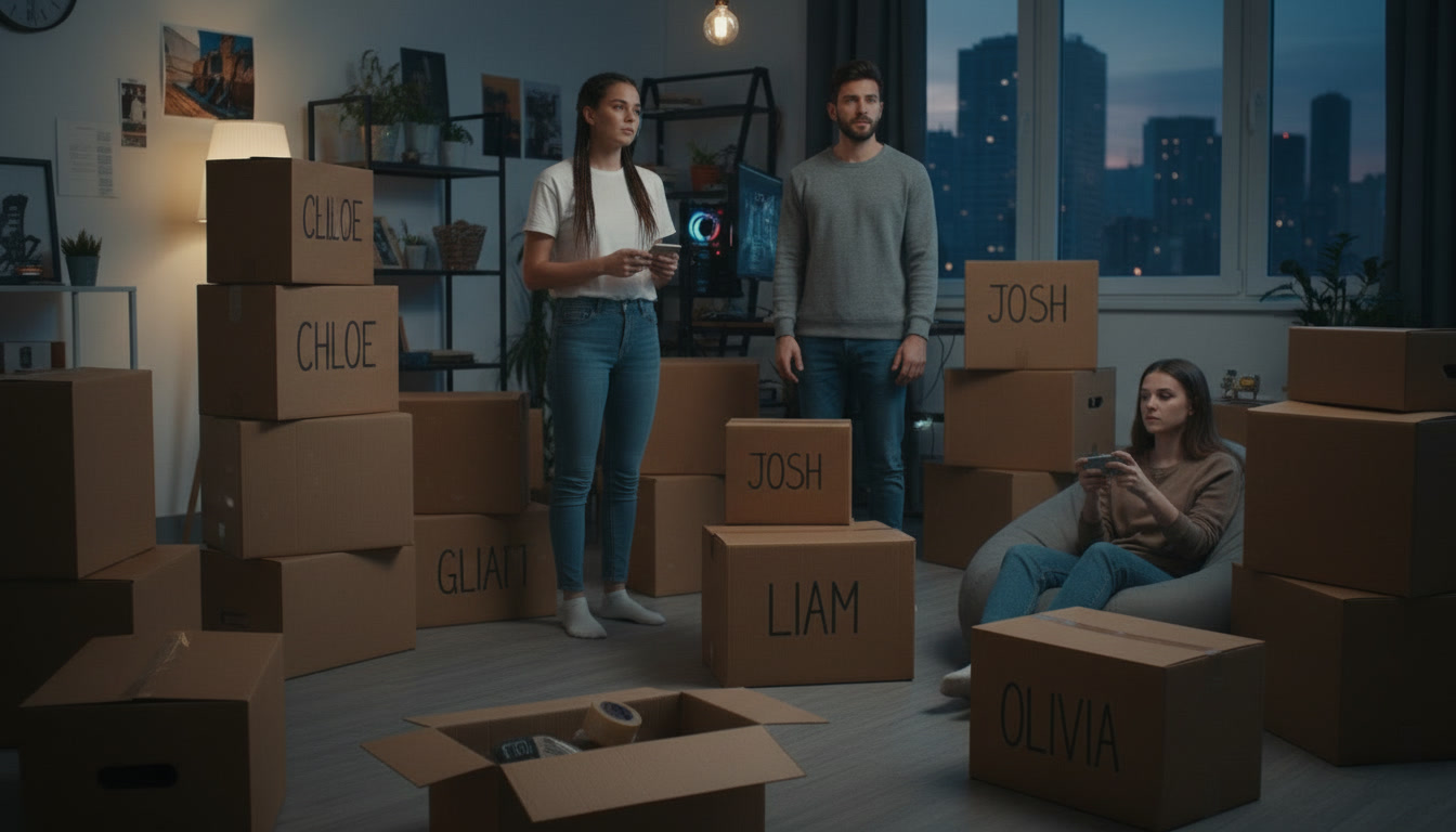 Packing Up A Sharehouse With Boxes Everywhere 