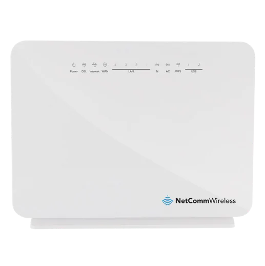 Netcomm Nf8ac Vdsl Adsl Wi Fi Modem Router Front